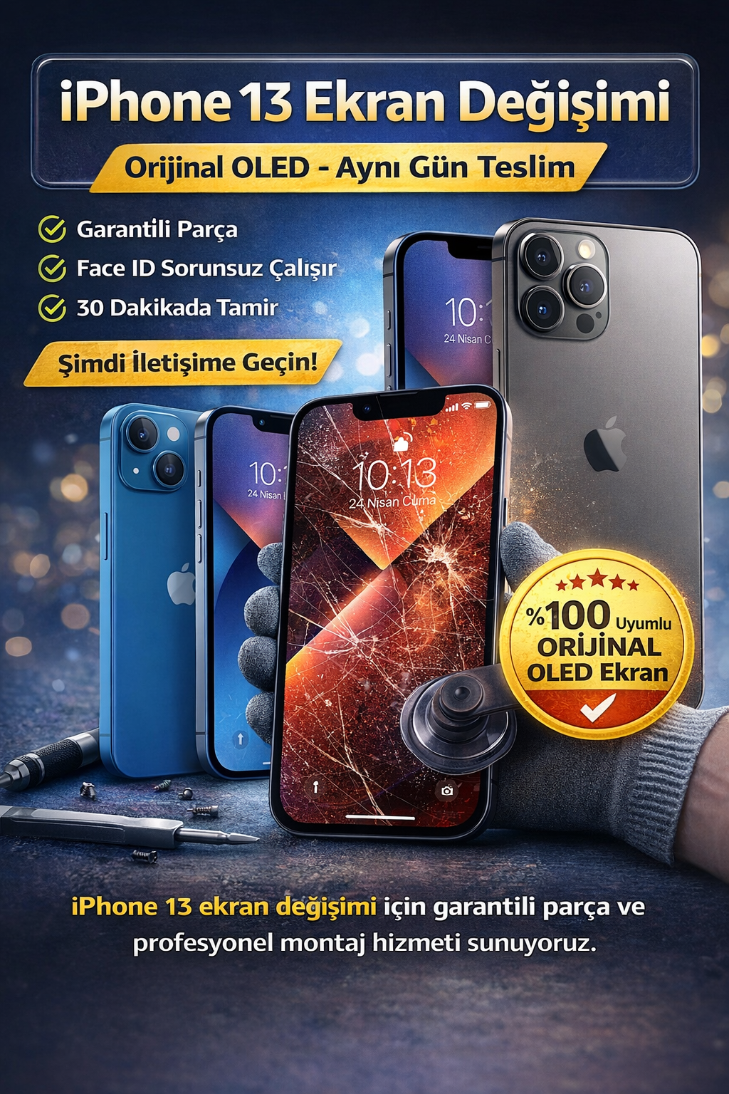 iPhone 13 Ekran Değişimi: Fiyat, Süre ve Bilinmesi Gerekenle
